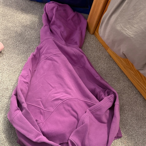 Moonlit Magenta M/L Lululemon Scuba Oversized Half-Zip Hoodie - Picture 3 of 4